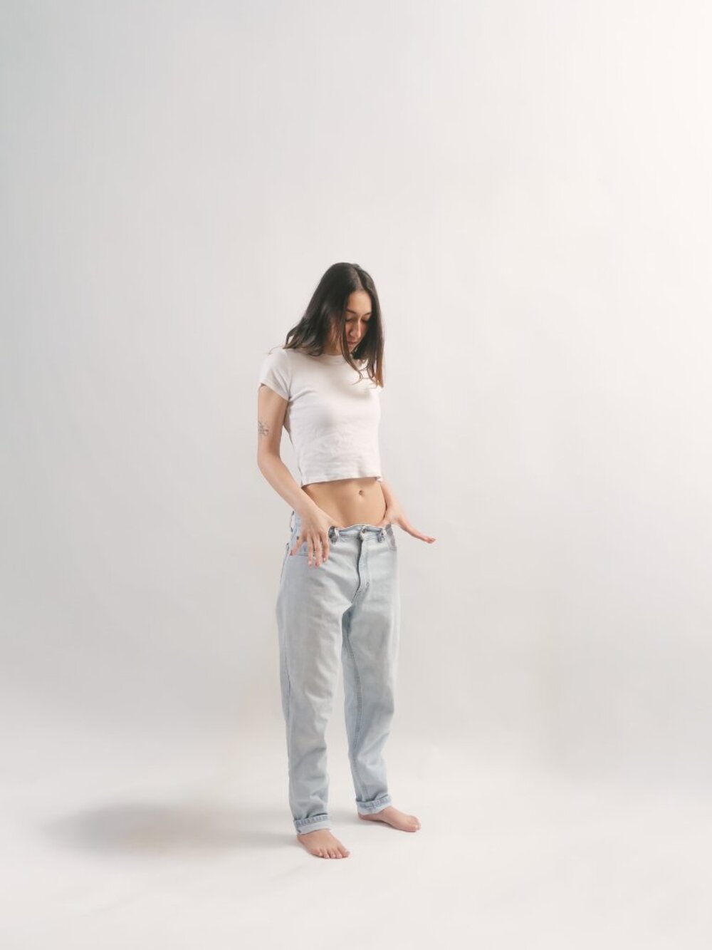 90s Levis 550 Jeans (11) blue denim vintage womens high waisted tapered leg